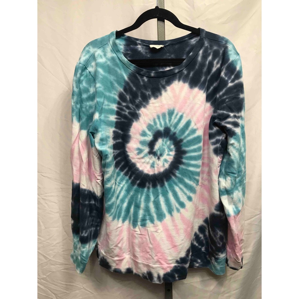 143 Story by Line Up Tie Dye Long Sleeve Sweatshirt Top Womens